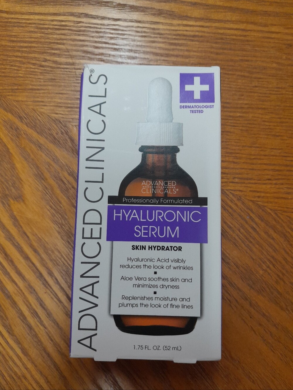 Advanced Clinicals Hyaluronic Serum Skin Hydrator NWT Size:1.75floz